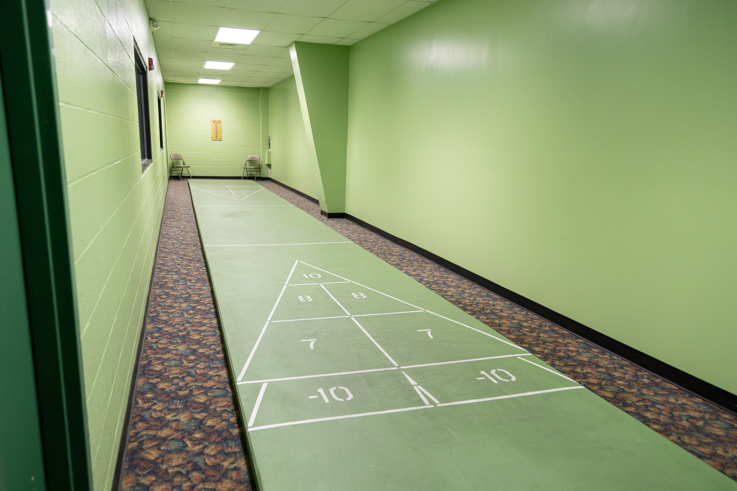 Shuffleboard courts
